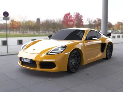Porsche 718 cayman 3D model