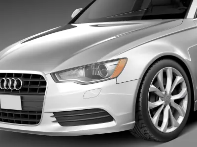  Audi A6 sedan USA 2012-2015 3D model