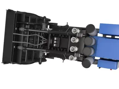 Industrial Diesel Generator 3D model