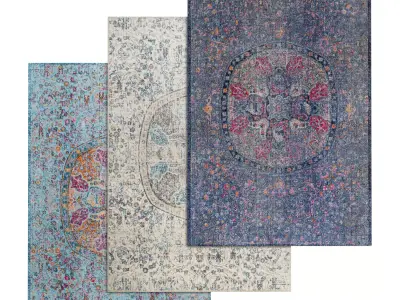 Rug Set 1685 3D model