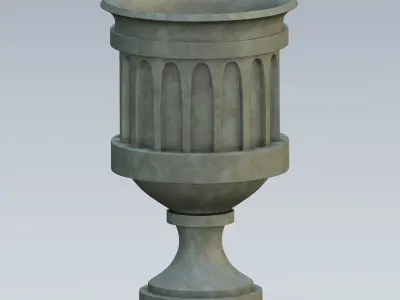 Garden urn planter26 3D model