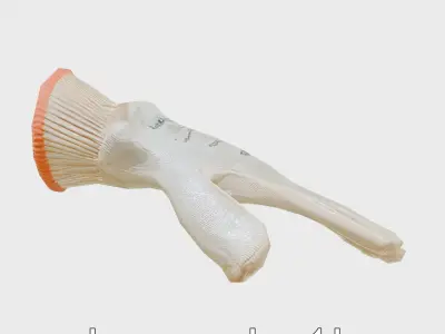 Instant Language Translation Glove Model Low-poly 3D model