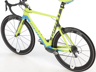 Giant Propel Advanced Sl-2 Green-Blue Sprinter Bicycle 3D model