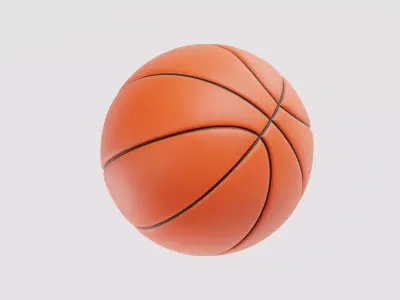 Basketball 3d model Low-poly 3D model purchase