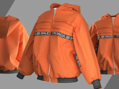 Casual jackets 3D model