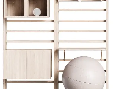 Gym equipment 07 3D model