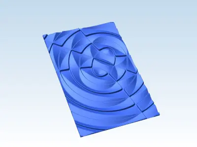 Relief for plywood milling 3D print model