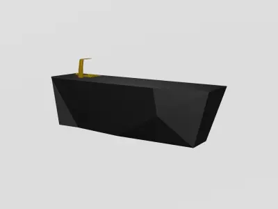 Kitchen table Modern Free low-poly 3D model