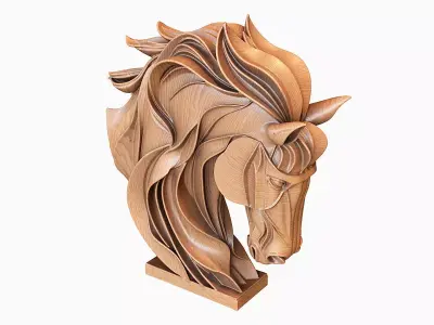 Horse stand 3D model