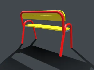 Bench Free 3D model