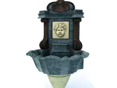 Decorative Water Fountain 3D model