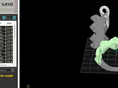 Set earrings and ring 3D print model
