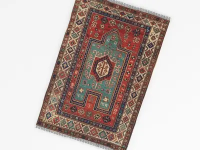 Carpet 3 afghan rug 3D model