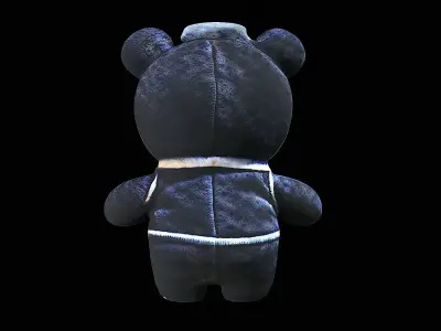 bear plush toy 3D model