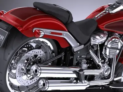 Harley-Davidson Fat Boy 2018 3D model