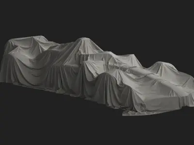 Sportcar Cover 10 3D model