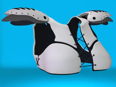 Fictional Sports Armor  3D model