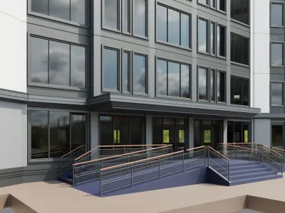 University Building ID049 3D model