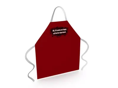 Coupang Attitude Apron 3D model