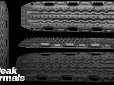 Maxtrax Recovery Board Low-poly 3D model