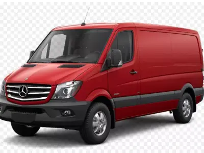 Van mercedes benz sprinter 3D model