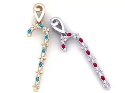 Gold Candy Pendant 3D Printable Model 3D print model