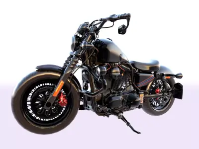 Crazy Harley Davidson 3D model