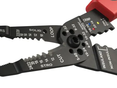 Wire stripper 3D model