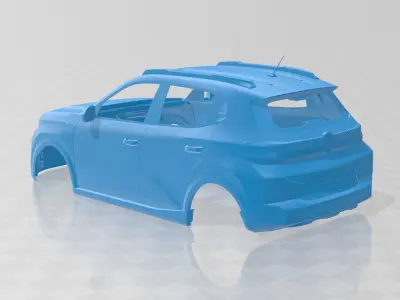 Citroen e-C3 2024 - Body Car STL Model 3D print model