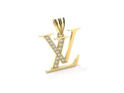 Louis Vuitton Pendant 3D print model