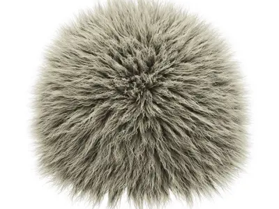 Caucasian hat like Habib 3D model