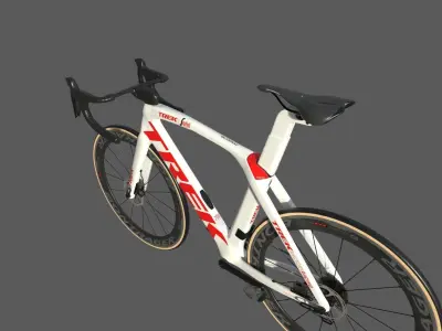 Roadbike TREK Madone SLR 9 Disc eTap white 3D model