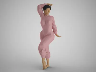 Woman in the Mirror 4 3D print model