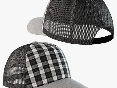 decorative set grey 3D model