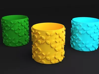 Pot 3D model 3D print model 18  3D print model