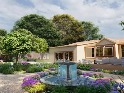 arden Landscape 3D Model - SketchUp and Lumion Scene Free 3D model