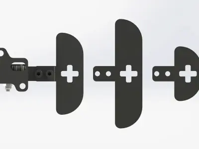 DIY Magnetic Paddle Shifters Free 3D print model