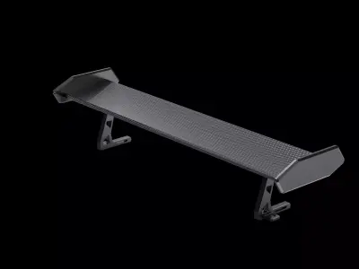 Spoiler tuning industrial mechanical part  3D model