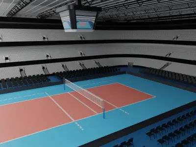 Volleyball Stadium 3D model