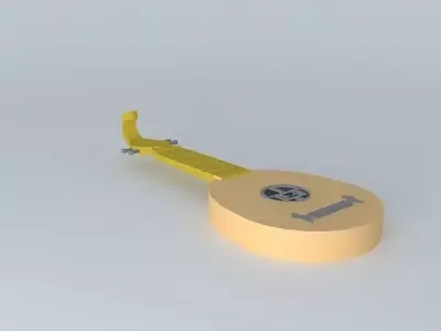 citola ukulele Free 3D model