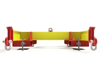 BIG-BAG ATTACHMENT FOR FORKLIFT BLADES Low-poly 3D model