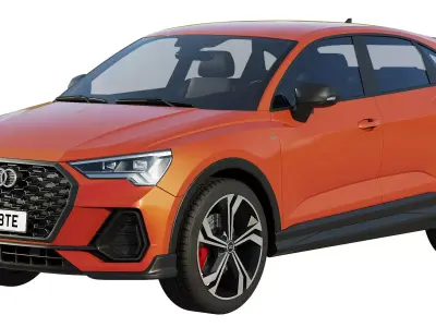AUDI Q3 SPORTBACK 2020 3D model