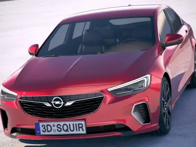 Opel Insignia Gsi 2018 3D model