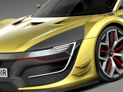 Renault Sport RS01 2015 3D model