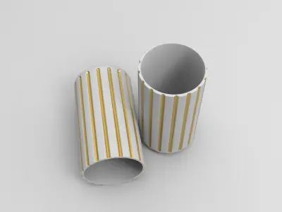 Lyngby Vase Low-poly 3D model