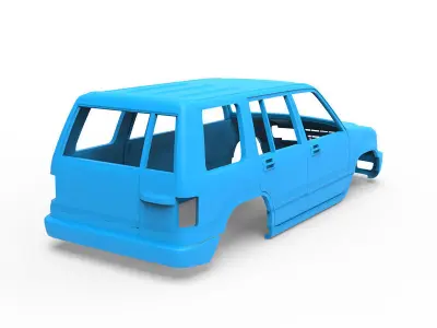 Isuzu trooper 3D Printing Model 3D print model