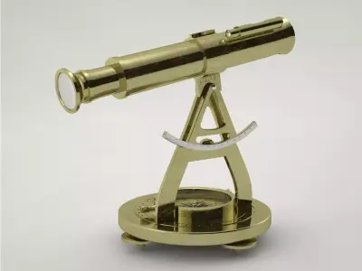 Pro - Objet Decoratif Theodolite ancien 3D model