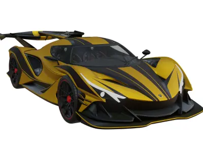 Apollo Intensa Emozione Low-poly 3D model by sinan-alzayde