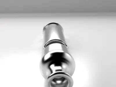 London Police Whistle 3D model