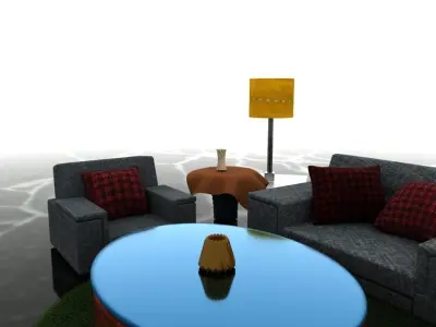 Sofa Furniture 3D model
